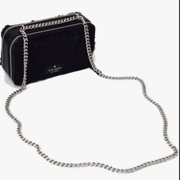 Kate spade shearling crossbody bag - Picture 2 of 10